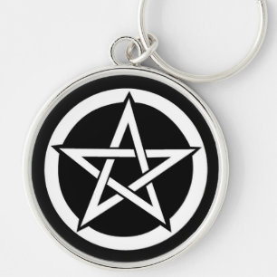Pentagram Wiccan Samhain Halloween Schlüsselanhänger
