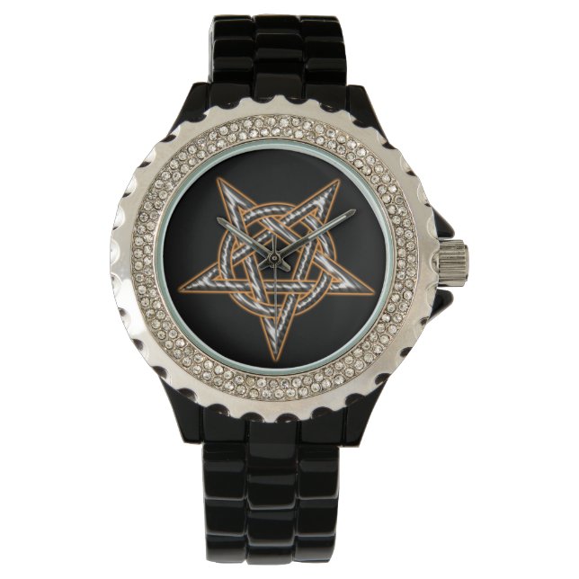 Pentagramm Armbanduhr (Vorderseite)