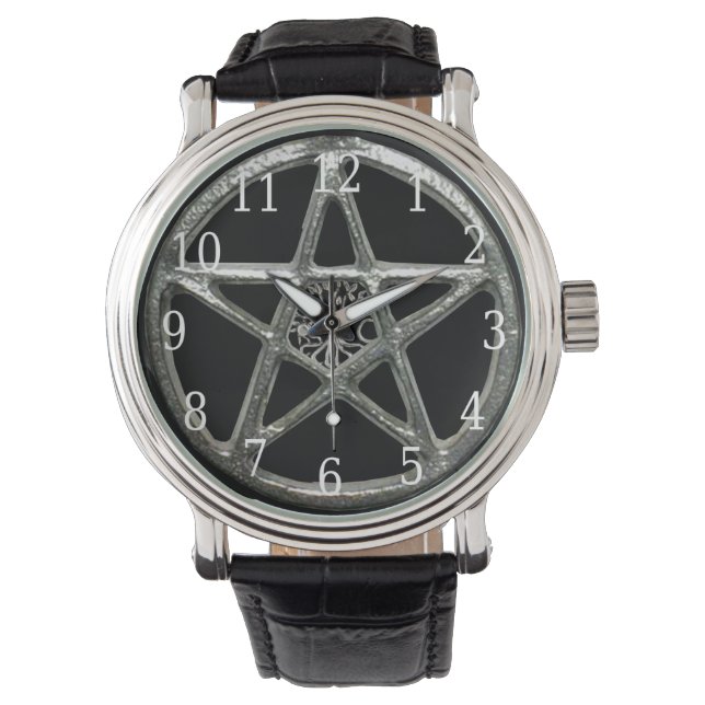 Pentagramm Armbanduhr (Vorderseite)