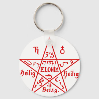 Pentagramm aus dem Sechsten Buch Moses Schlüsselanhänger