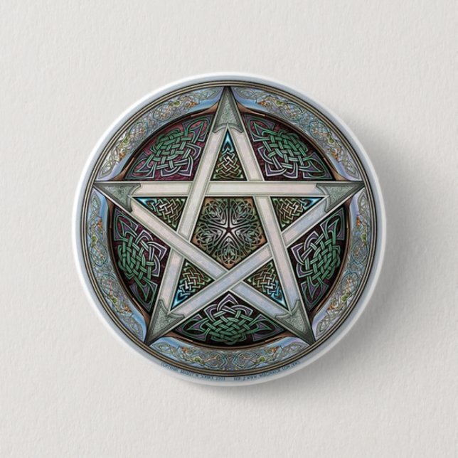 Pentagramm Button (Vorderseite)