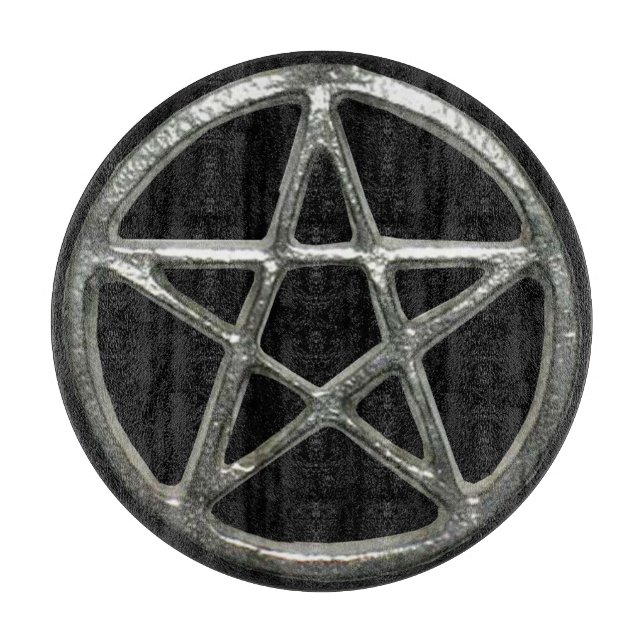 Pentagramm Cutting Board Schneidebrett (Vorderseite)