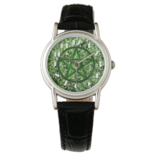 Pentagramm - Erde Armbanduhr