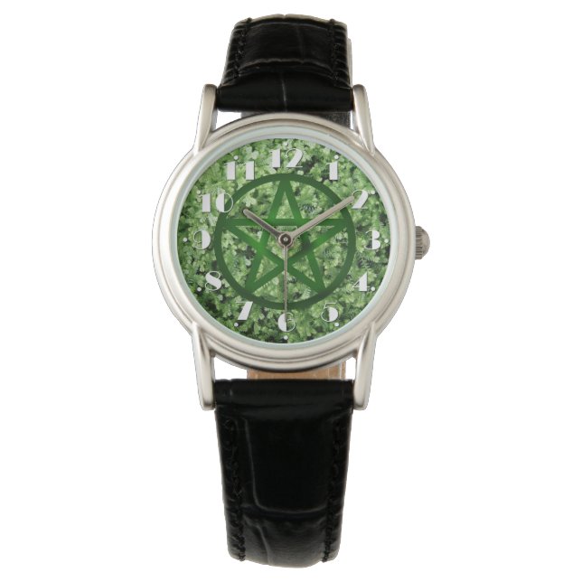 Pentagramm - Erde Armbanduhr (Vorderseite)