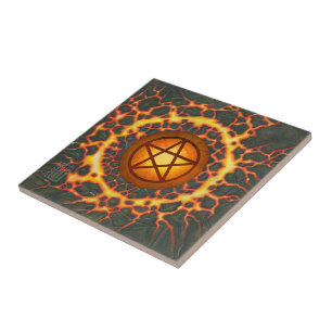Pentagramm Fliese