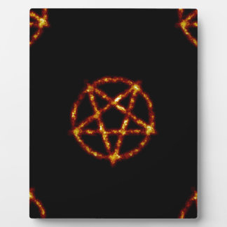 Pentagramm Fotoplatte