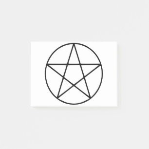Pentagramm - Fünf Sternengestalt Post-it Klebezettel