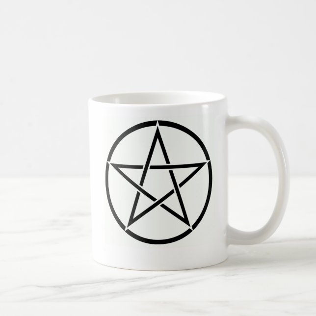 Pentagramm-Kaffee-Tasse Kaffeetasse (Rechts)