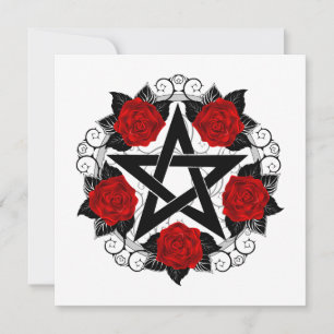 Pentagramm mit Rote Rosen Ankündigung