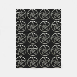 Pentagramm Tree of Life Fleece Blanket