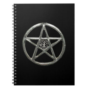 Pentagramm Tree of Life Spiral Notebook Notizblock