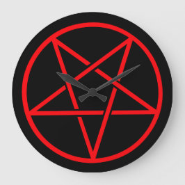 Pentagramm-Wanduhr Große Wanduhr