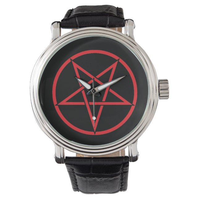 Pentagramm Watch Armbanduhr (Vorderseite)