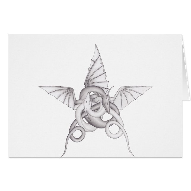 Pentagramme dragon (Devant horizontal)