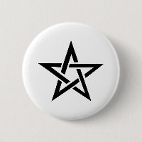 Pentagrammtebel 666, schwarzes Pentagramm