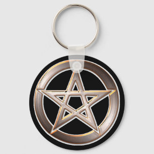 Pentagramschlüsselkette Schlüsselanhänger