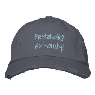 Pentaholisch? Avi-ös! Bestickte Kappe