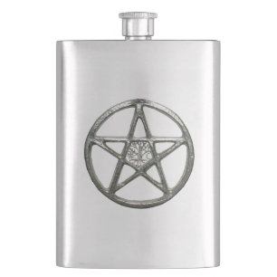 Pentakel-Baum-des-Lebens-Flasche Flachmann