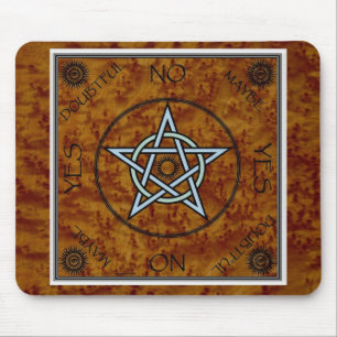 Pentangle Pentagram-Hexerei-WeissagungDowsing Mousepad