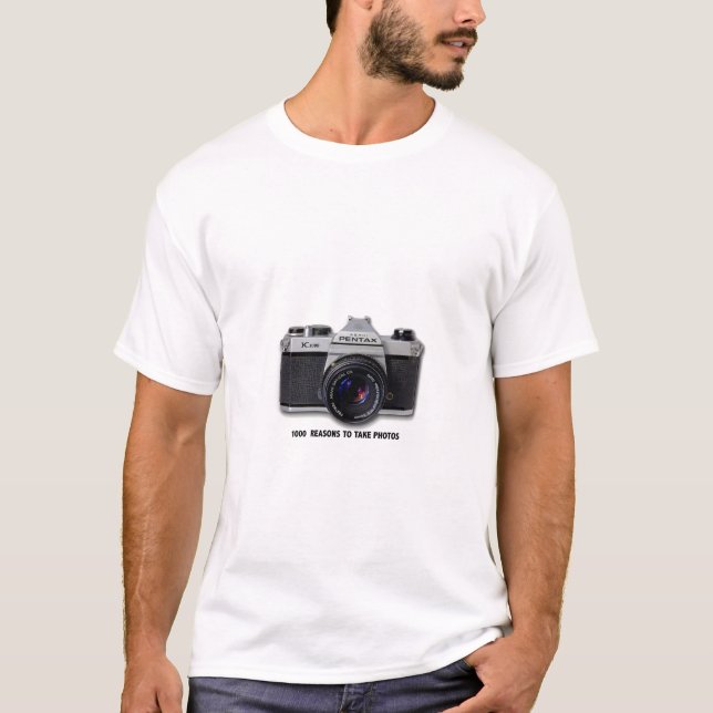Pentax K1000 Fotografiet-shirt T-Shirt (Vorderseite)