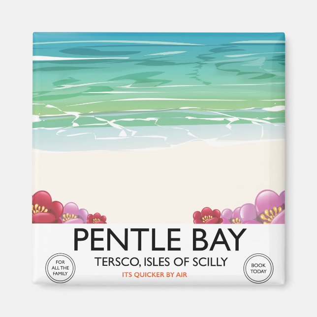 Pentle Bay, Tresco, Isles of Scilly Magnet (Vorne)