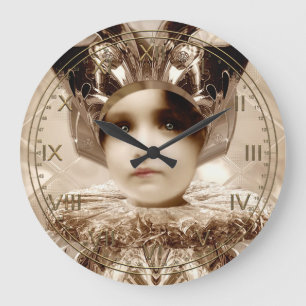 Penumbra Cyborg Clock Große Wanduhr