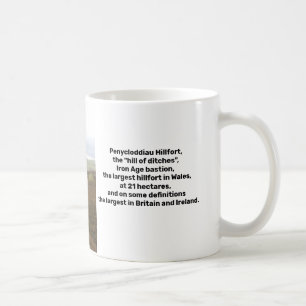 Penycloddiau Hillfort, größter Hügel in Wales, Kaffeetasse