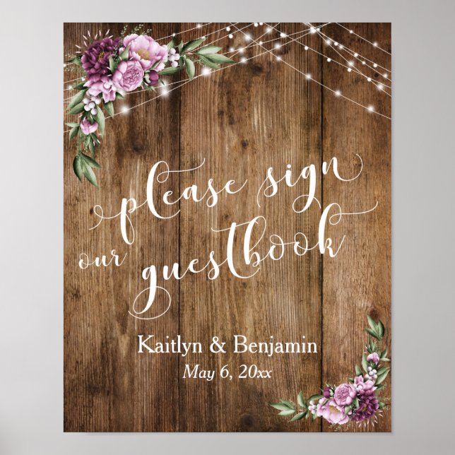 Peongs, Holz & Licht Bitte Unterschreiben Sie unse Poster (Vorne)