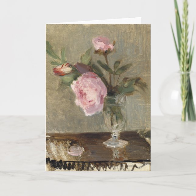 Peonies | Berthe Morisot Karte (Vorderseite)
