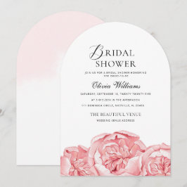 Peonies Bridal Dusche Einladung