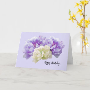 Peonies Carte d'anniversaire