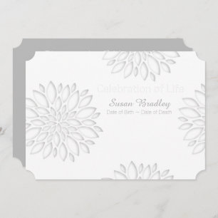 Peonies Digital Paper Cut-Out 3 Memorial Service C