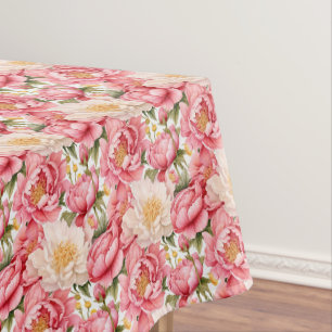 Peonies Floral Cotton Nappe