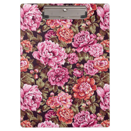 Peonies in Bloom Klemmbrett