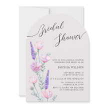 Peonies Invitation à la douche nuptiale