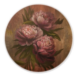 Peonies Keramikknauf