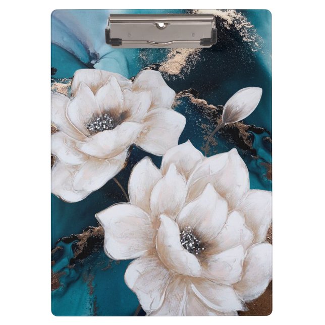 Peonies Klemmbrett (Vorderseite)