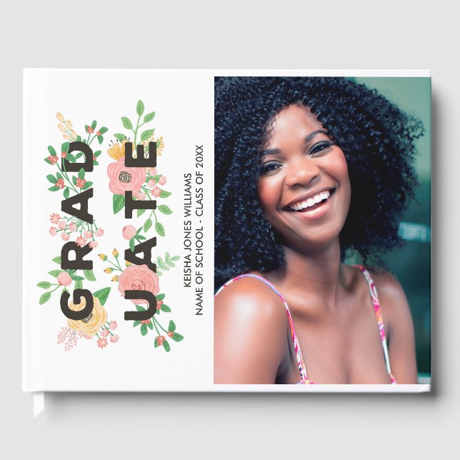 Peonies & Rose Blumenstudium - Foto Gästebuch (Vorderseite)