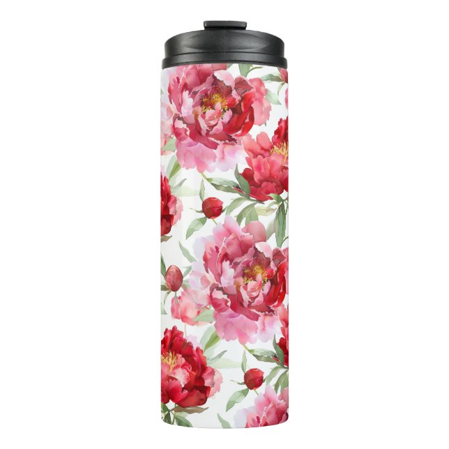 Peonies Thermosbecher (Vorderseite)