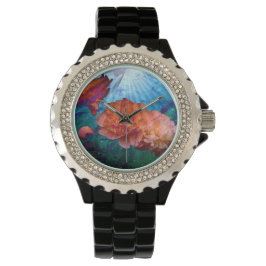 Peonies Under Water Armbanduhr