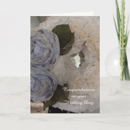 Peonies Wedding Glückwunsch Karte