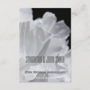 Peony 20th Mariage Anniversary Party Invitation 2