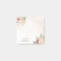 Peony and Gold Foil Bloom