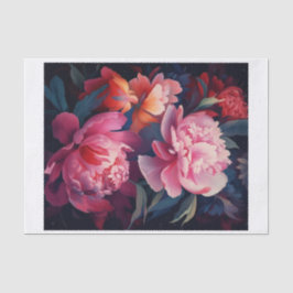 Peony Art für Decoupage Seidenpapier
