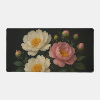 Peony Bloom Desk Mat Schreibtischunterlage