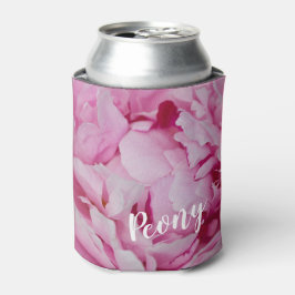 Peony Blossom Rose für Blume- und Gartenliebhaber Dosenkühler