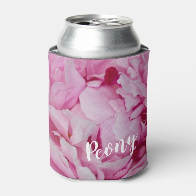 Peony Blossom Rose für Blume- und Gartenliebhaber Dosenkühler (Kanne Vorderseite)