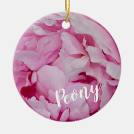 Peony Blossom Rose für Blume- und Gartenliebhaber Keramik Ornament