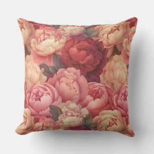 Peony Blume Outdoor Pillow Kissen
