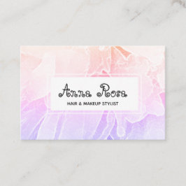 *~* Peony Blume Pink Lavender Floral Chic Visitenkarte